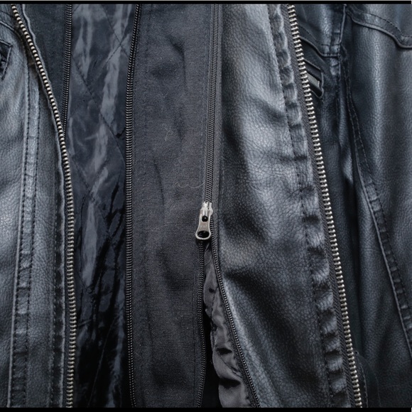 Black Guess Jacket with Removable Hood - Picture 3 of 5